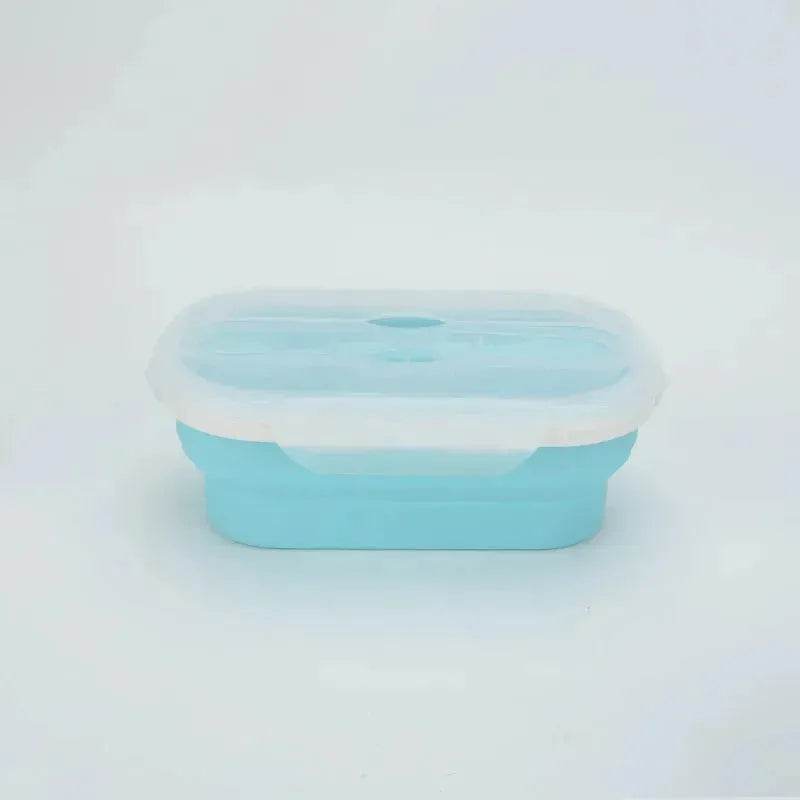 Portable Silicone Foldable Compressible Lunch Box container - EX-STOCK Canada