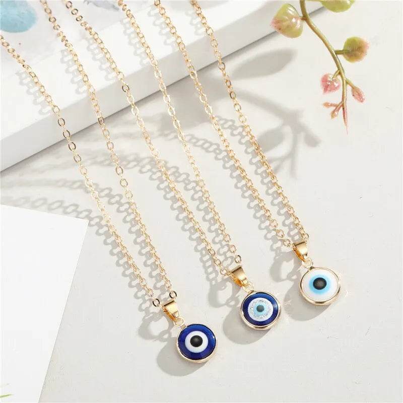 Blue eye pendant Alloy necklace chain Fashion Accessories - EX-STOCK Canada