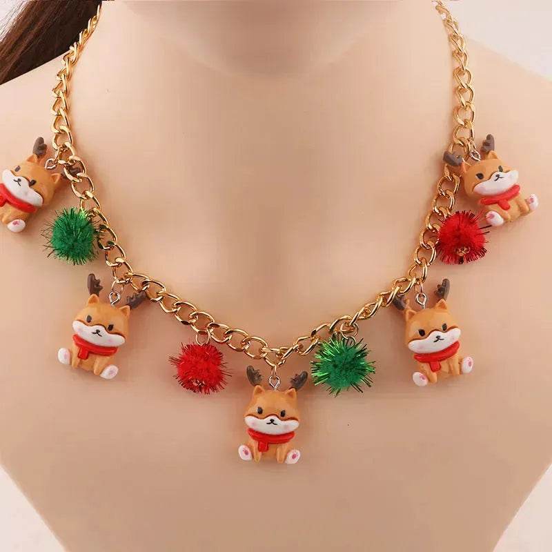 Creative Christmas Necklace women gift ideas - EX-STOCK Canada