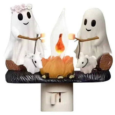 New Creative Resin Ghost Bonfire Flashing Resin Small Night Lamp EX-STOCK Canada