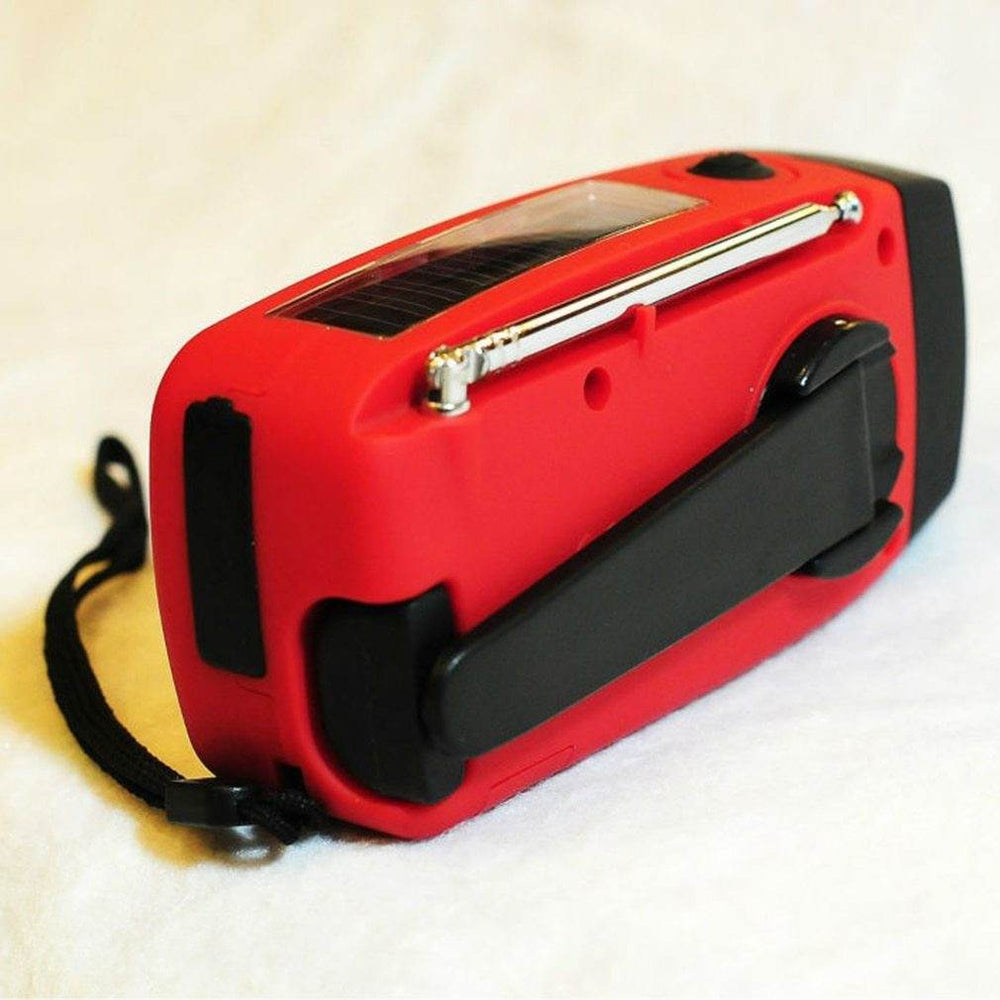 Solar Hand Crank USB charging radio flashlight - EX-STOCK Canada