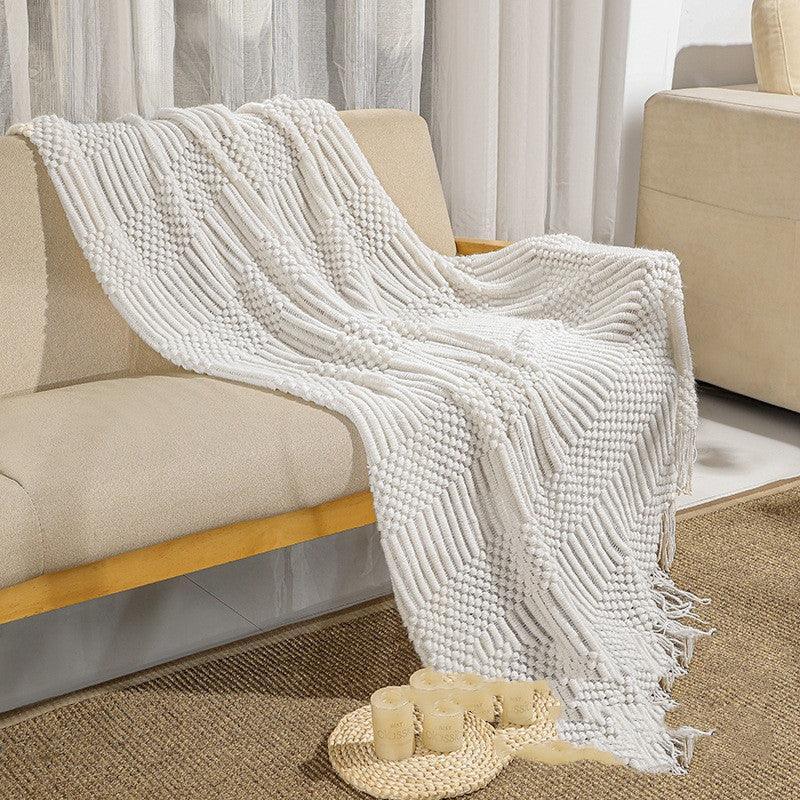 Pure Color Air Conditioning Blanket Cover Blanket Sofa Blanket Office Nap Blanket EX-STOCK Canada