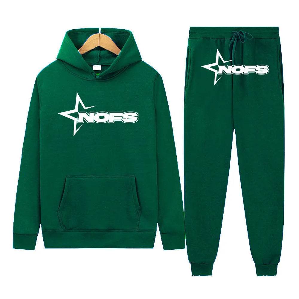 2 pcs Gothic Punk Rock Streetwear Hoodie Outfit set Unisex - EX-STOCK Canada