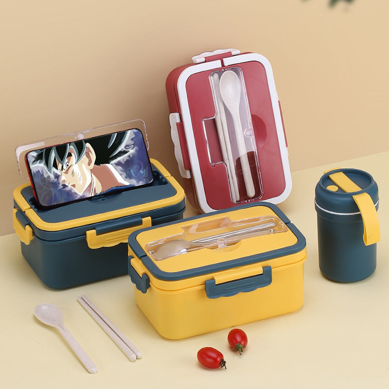 Microwave-heatable stainless steel lunch box EX-STOCK