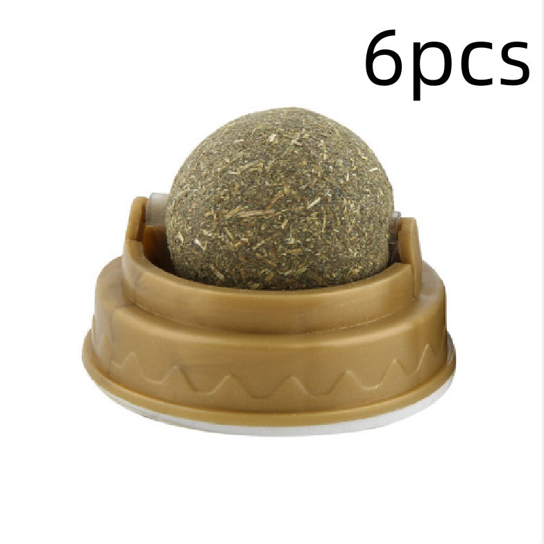 Catnip Balls Cat Treats Rotary Molar Teeth Cleaning EX-STOCK Canada