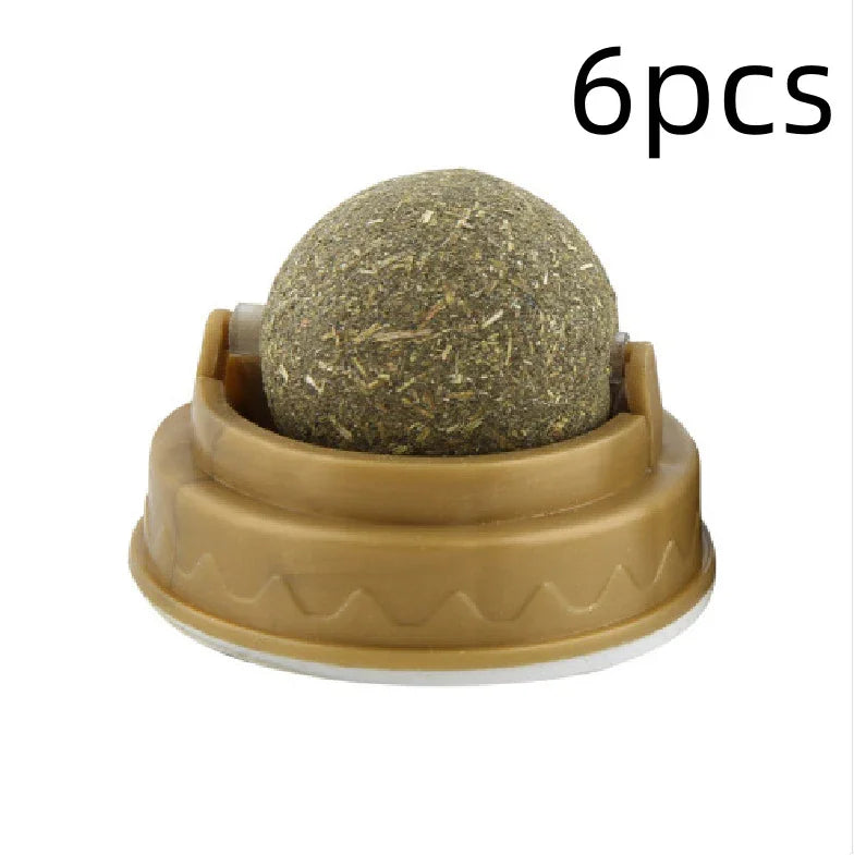 Catnip Balls Cat Treats Rotary Molar Teeth Cleaning EX-STOCK Canada