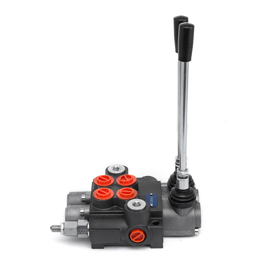 Hydraulic Valve 2 Spool Hydraulic Directional Control Valve 11gpm Hydraulic Control Valve Double Acting For Tractors Loaders Tanks EX-STOCK