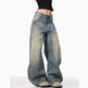 American Retro Washed Distressed Loose Wide-leg Baggy Jeans Pant For Women - EX-STOCK Canada