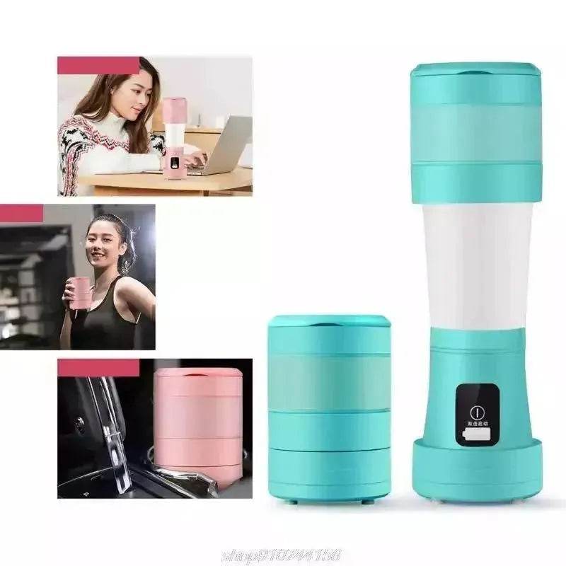 450ML Mini Portable Blender Mixer Cooking Appliances Food Processor Food Mixers Smoothie Blenders Cup Juicers Kitchen Appliance - EX-STOCK Canada