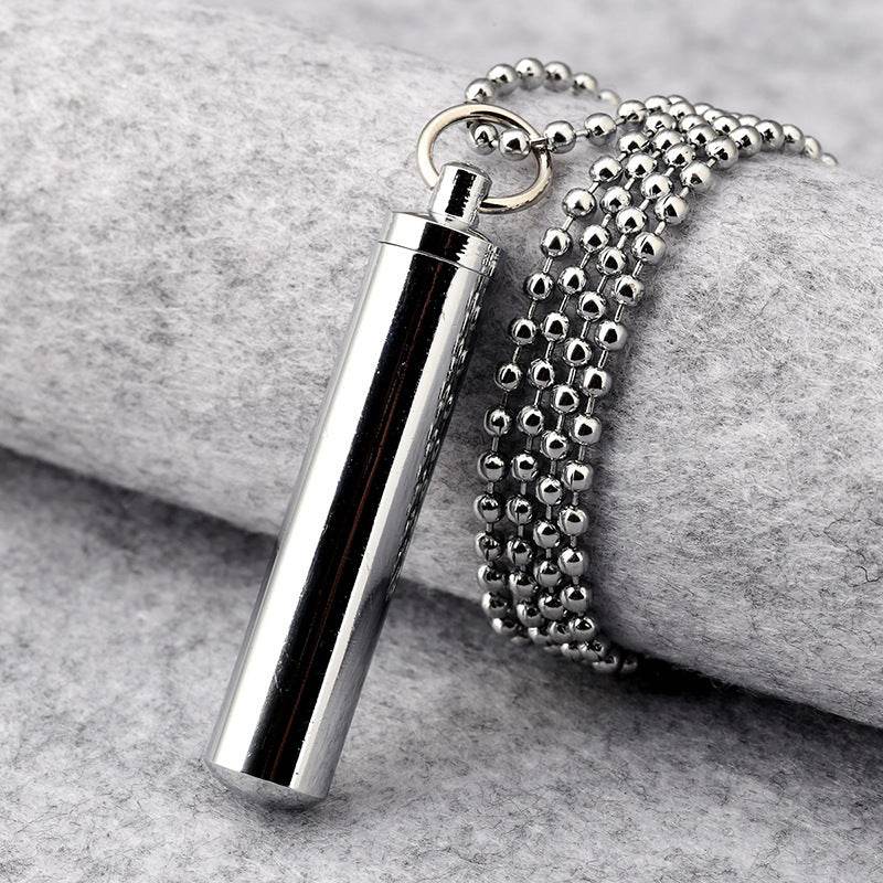 Silver Ball Chain Pendant Necklace for men - EX-STOCK Canada