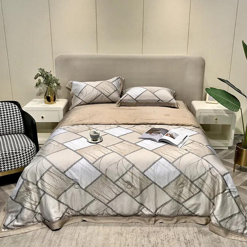 High-end Tencel Summer Cooling Duvet Four-piece Set EX-STOCK Canada