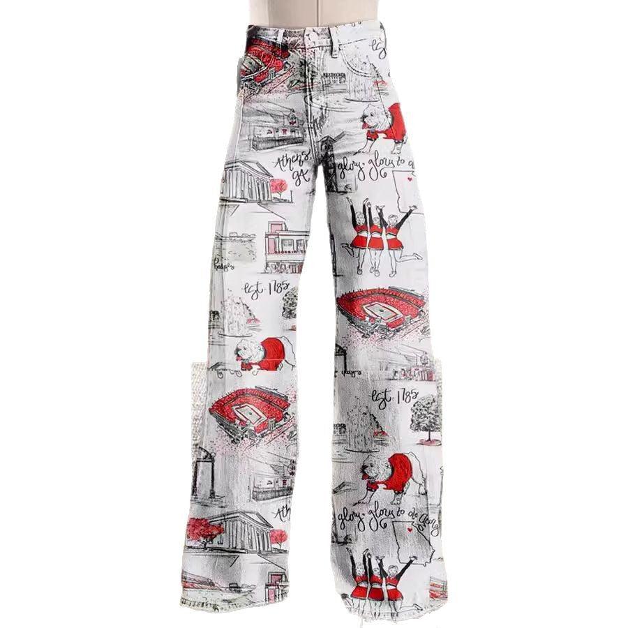Women's Flared Thin Casual Pants