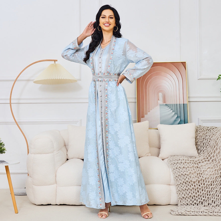 Middle East Women's Muslim Dress Elegant Dress - EX-STOCK Canada
