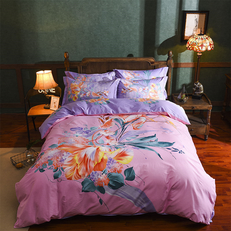 Cotton Sheet Quilt Cover Four Piece Set EX-STOCK Canada