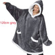 Fleece Oversized Hoodie Blanket Winter Warm Home Clothes Women Men Oversized Pullover With Pockets - EX-STOCK Canada