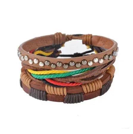 Multilayer Hemp Rope Beaded Bracelet for men and women - EX-STOCK Canada