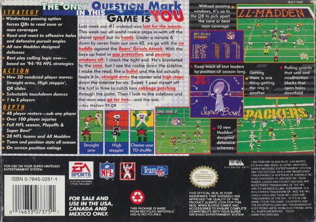 Madden NFL 95