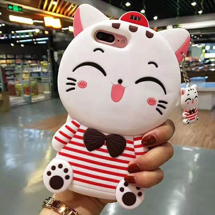 Cute Mouse Cartoon Silicone Mobile Phone Case for girls - EX-STOCK Canada
