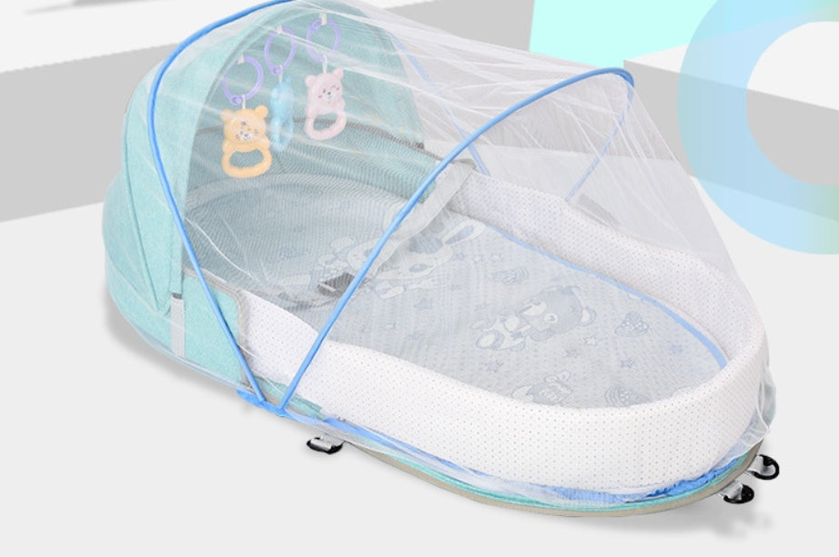Portable Foldable Baby Nest with Mosquito Net Options — product view 11 of 16 | EX-STOCK