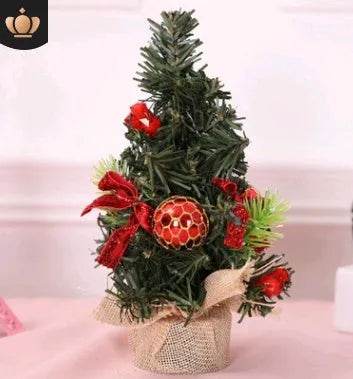 Christmas Ornaments Tree 20cm Mini Christmas Decoration Tree Christmas Day Mall Decoration Desktop Ornaments Small Tree - EX-STOCK Canada