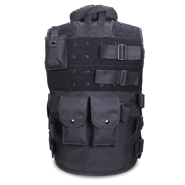 Tactical Vest Black Mens Military Hunting Vest EX-STOCK Canada