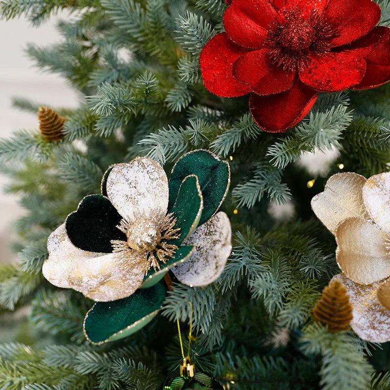 Christmas Flower Ornaments Christmas Tree Decorations EX-STOCK Canada