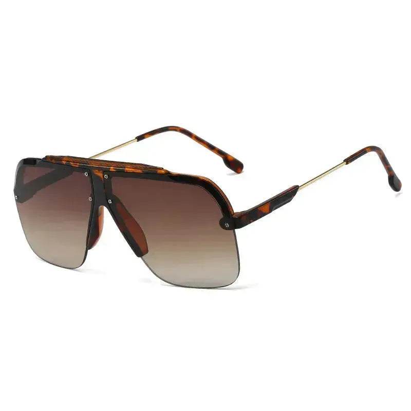 Premium Rimless Oversized Aviator Sunglasses for Women, PC Lens UV Protection Women’s Shade - EX-STOCK Canada