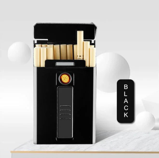 Ten conventional thin cigarette rechargeable cigarette case EX-STOCK Canada