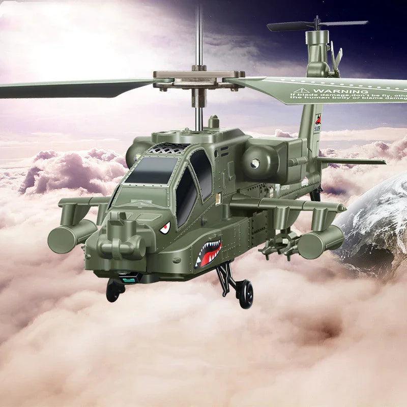 Giocattolo elicottero drone Apache controllato a distanza anti-cadutaEX-STOCK Canada
