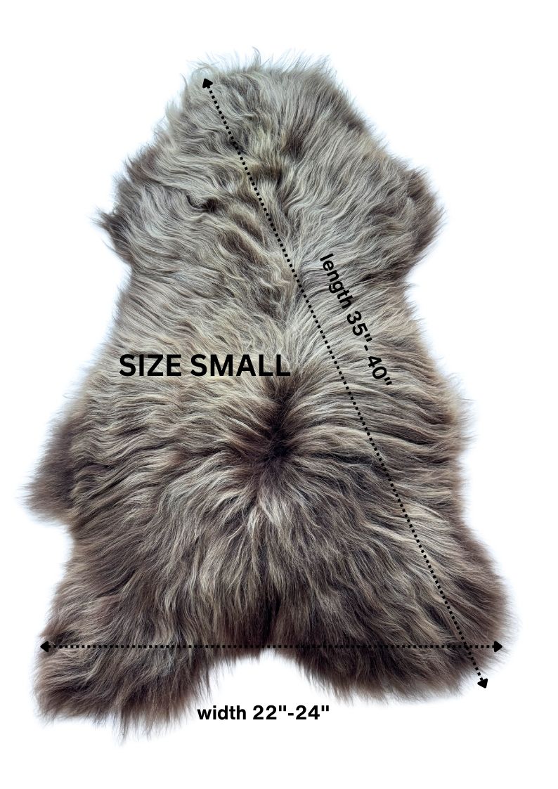 Dark Brown Icelandic Sheepskin