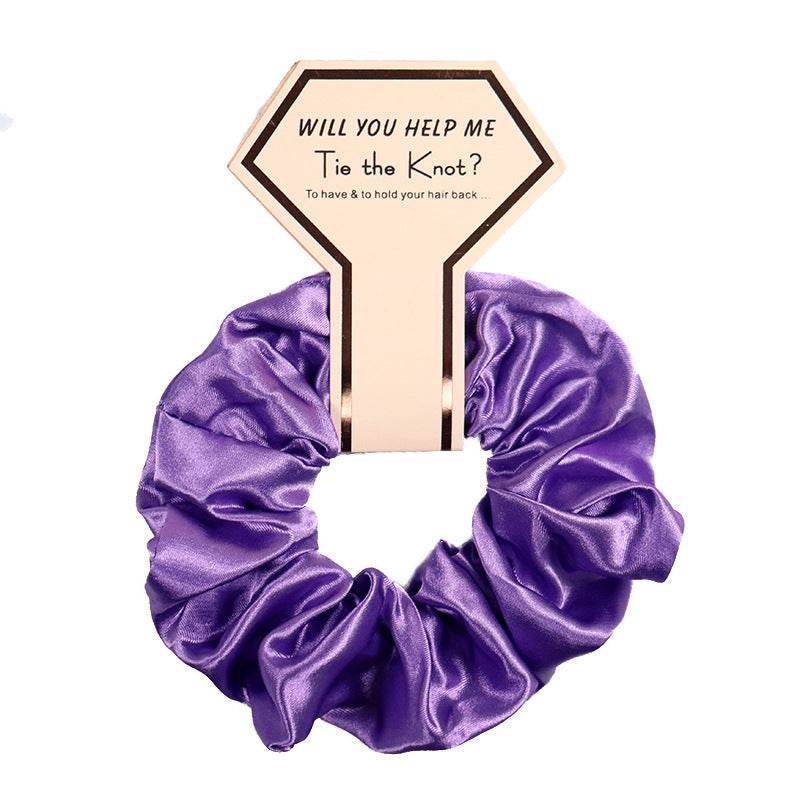 Luxury Silk Satin Hair Scrunchies Hair Ties women - EX-STOCK Canada