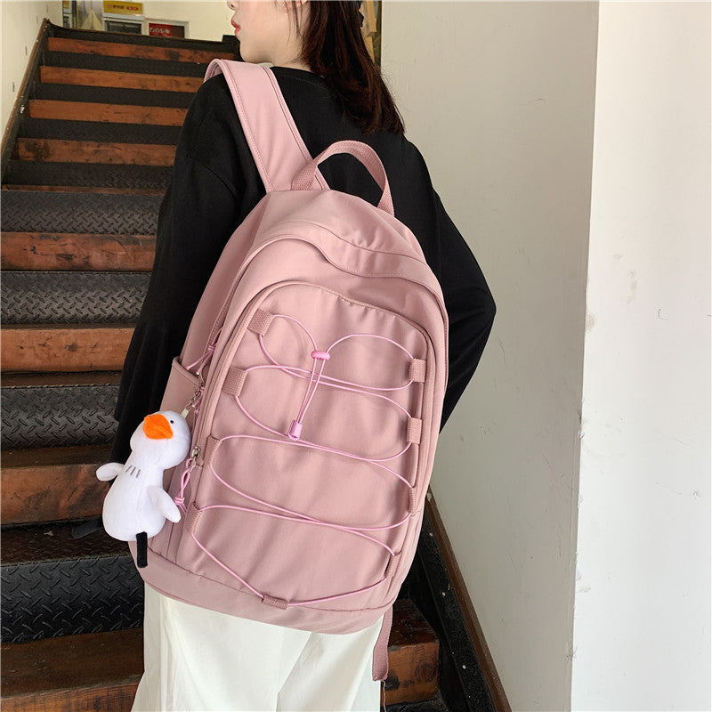 Simple Take Korean Backpack Large-capacity Backpack EX-STOCK
