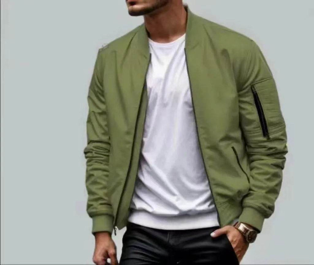 Men's Casual Baseball Varsity Jacket Spring And Autumn - EX-STOCK Canada