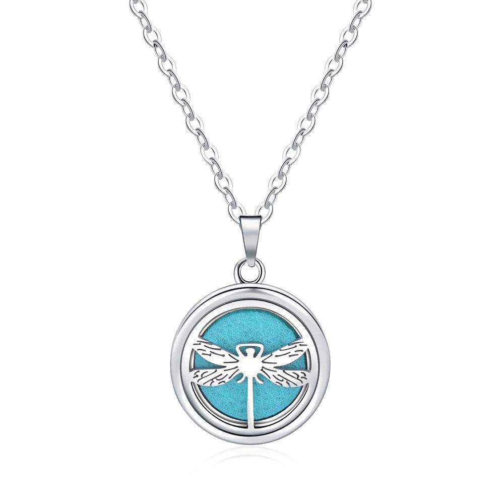Collier Boîte à Parfum Ronde Creuse Ouverte - EX-STOCK Canada