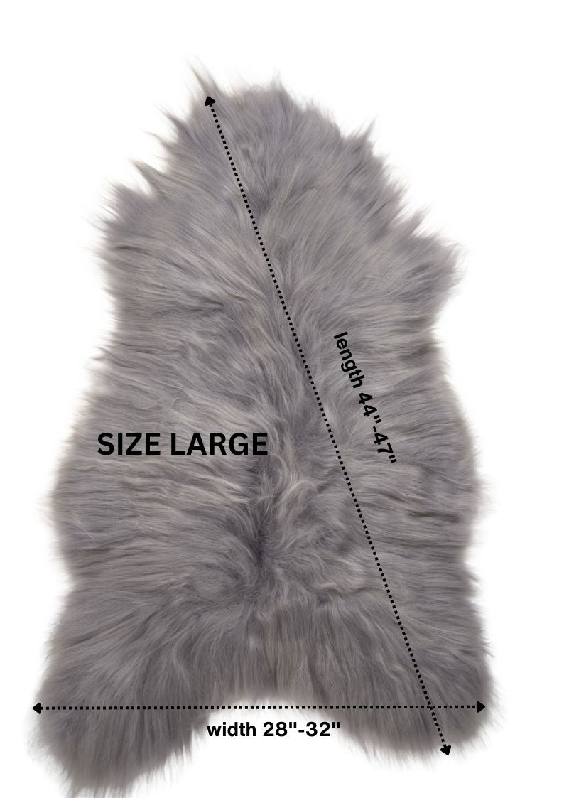 Silver Icelandic Sheepskin | EX-STOCK Canada