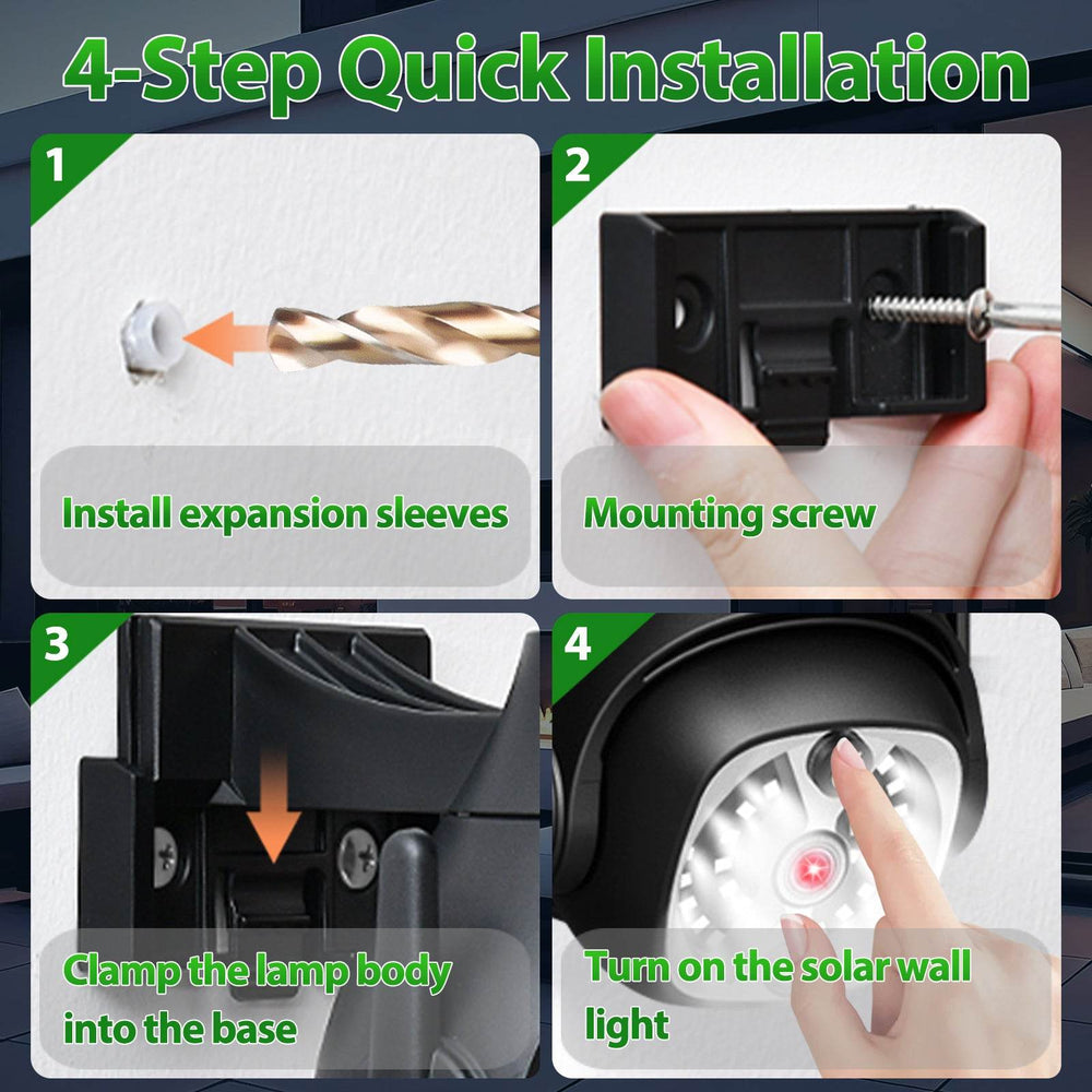 Outdoor Courtyard Human Sensing Solar Light - EX-STOCK Canada