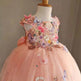 Children's Handmade Flower Fashion Special Dress Princess Ball Gown Dress Birthday Photoshoot Dress for girls Party dress for kids - EX-STOCK Canada