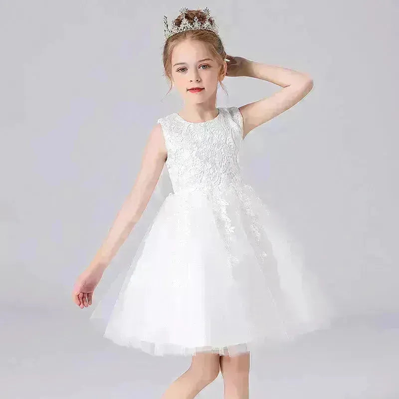 Vestito formale giubbotto alla moda vestito principessa ragazza in passerella in passerella abito abito da compleanno per bambini