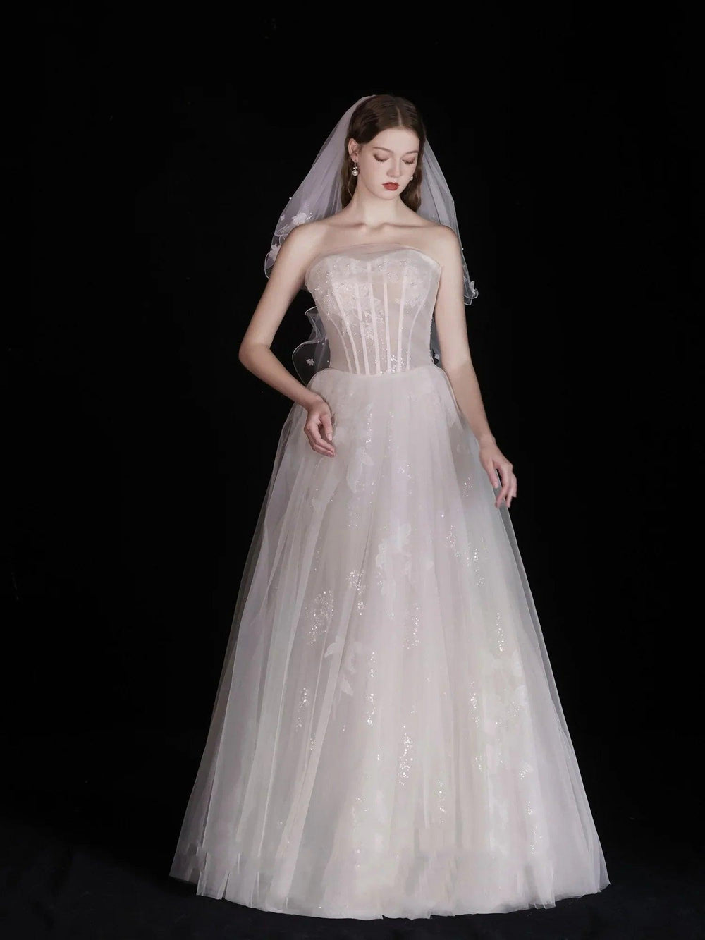 Robe de mariée blanche en fil léger Robe tube de dînerEX-STOCK Canada