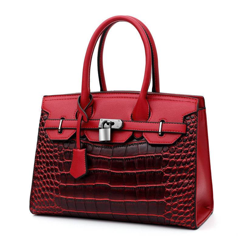 Trendy crocodile pattern Cooperate Work Handbag for Ladies - EX-STOCK Canada