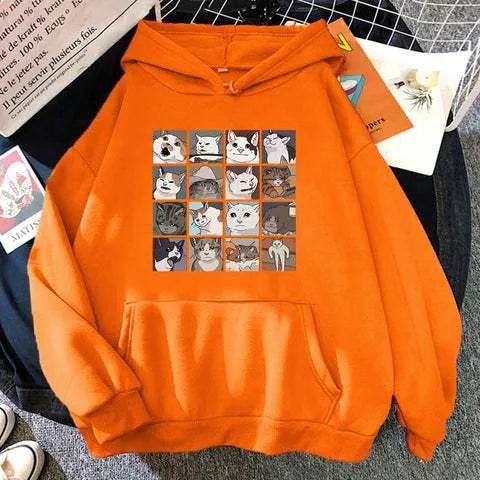 Women's Personalized Harajuku Sweatshirt Loose Plus Size - EX-STOCK Canada