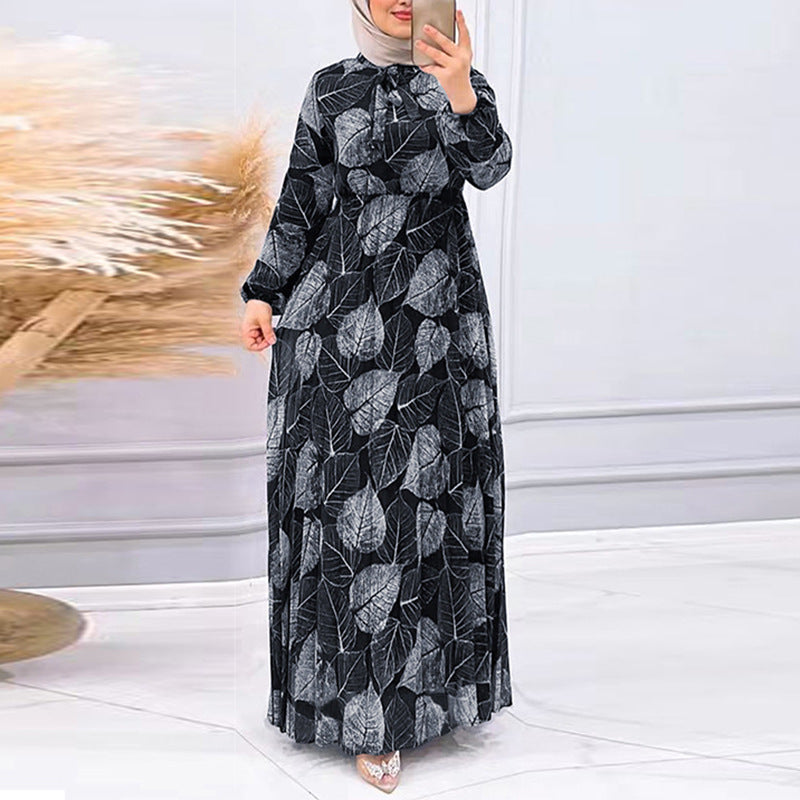 Women's Fashion Waist-controlled Muslim Dress EX-STOCK Canada
