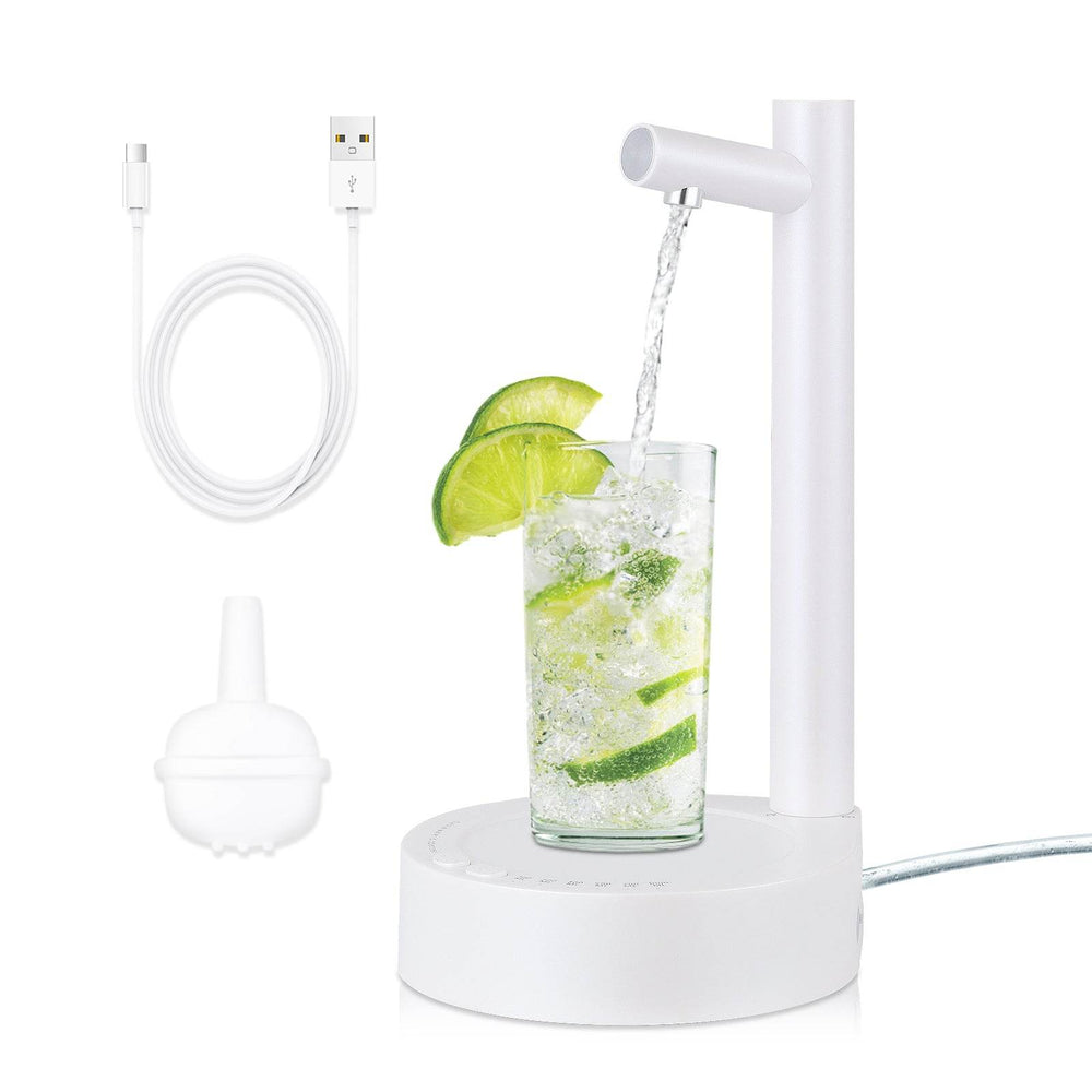 Smart Desktop Table Water Dispenser Pump Water Discharge Adjustable Portable Detachable USB Charging - EX-STOCK Canada
