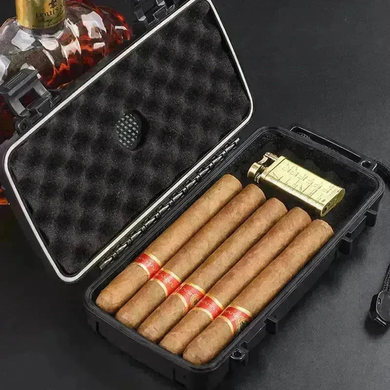 Portable Waterproof Storage Cigar Humidors Cigar box - EX-STOCK CANADA