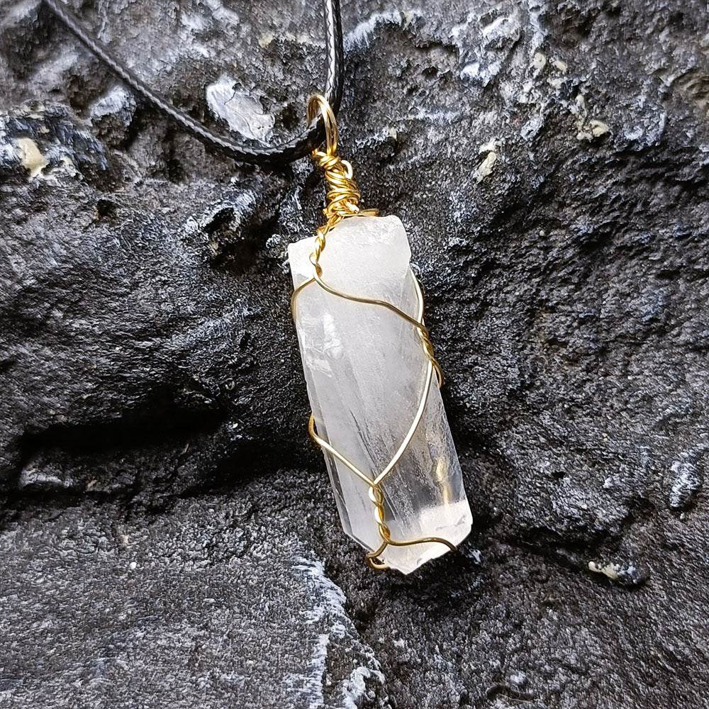 Crystal Jade Chakra Combination Set Love Hexagon Pillar 4pcs Jewelry set - EX-STOCK Canada