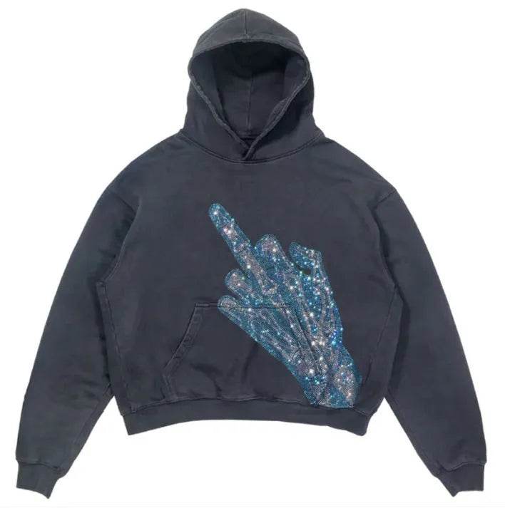 Men Skull Gothic Vintage Hoodie Sweatshirt Pullover top - EX-STOCK Canada