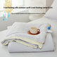 Pure Color Cool Silk Summer Blanket Airable Cover Single Double Summer Ice Cream Ice Silk Summer Quilt Machine Washable Thin Duvet EX-STOCK Canada