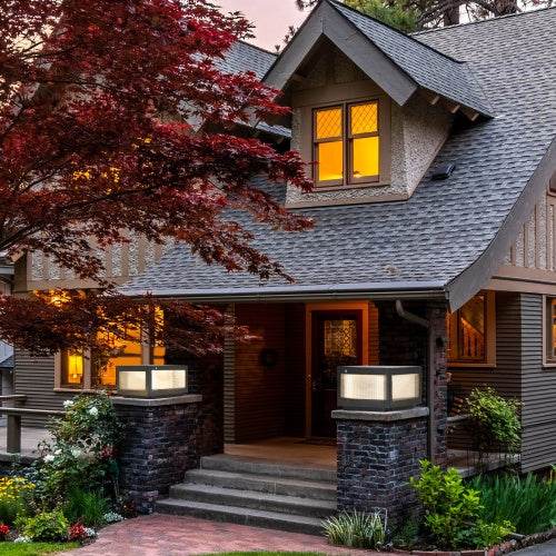 Solar Wall Light With Dimmable LEDs Landscape Pathway Light - EX-STOCK Canada