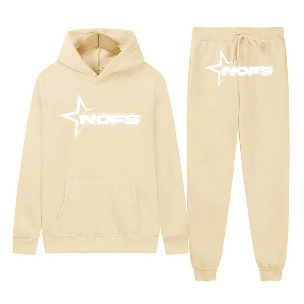 2 pcs Gothic Punk Rock Streetwear Hoodie Outfit set Unisex - EX-STOCK Canada