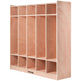 Preschool Cubby Lockers 5-Section Plywood Birch Coat Locker 15MM Thickness Kids Locker For Home 48.4 Inch High Durable Classroom Lockers For Toddlers And Kids Commercial Or Personal Use - EX-STOCK Canada